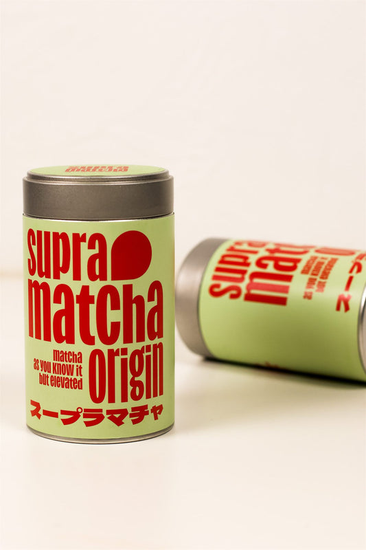 Boîtes Origin Matcha Saemidori — cultivar rare cultivé à Uji